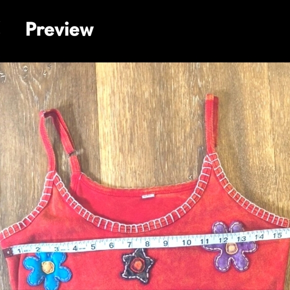 Red Floral Mini Dress - Picture 7 of 7